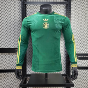 25/26 Player Mexico Gold Edition Green Long Sleeve S-XXL