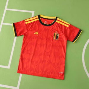 2026 FIFA World Cup Belgium home Kids kit