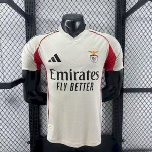 Benfica 2025/26 Away Jersey Player Version