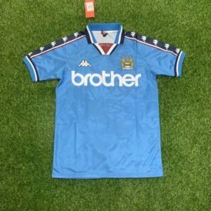 Retro 98-99 man city home soccer jersey S-XXL