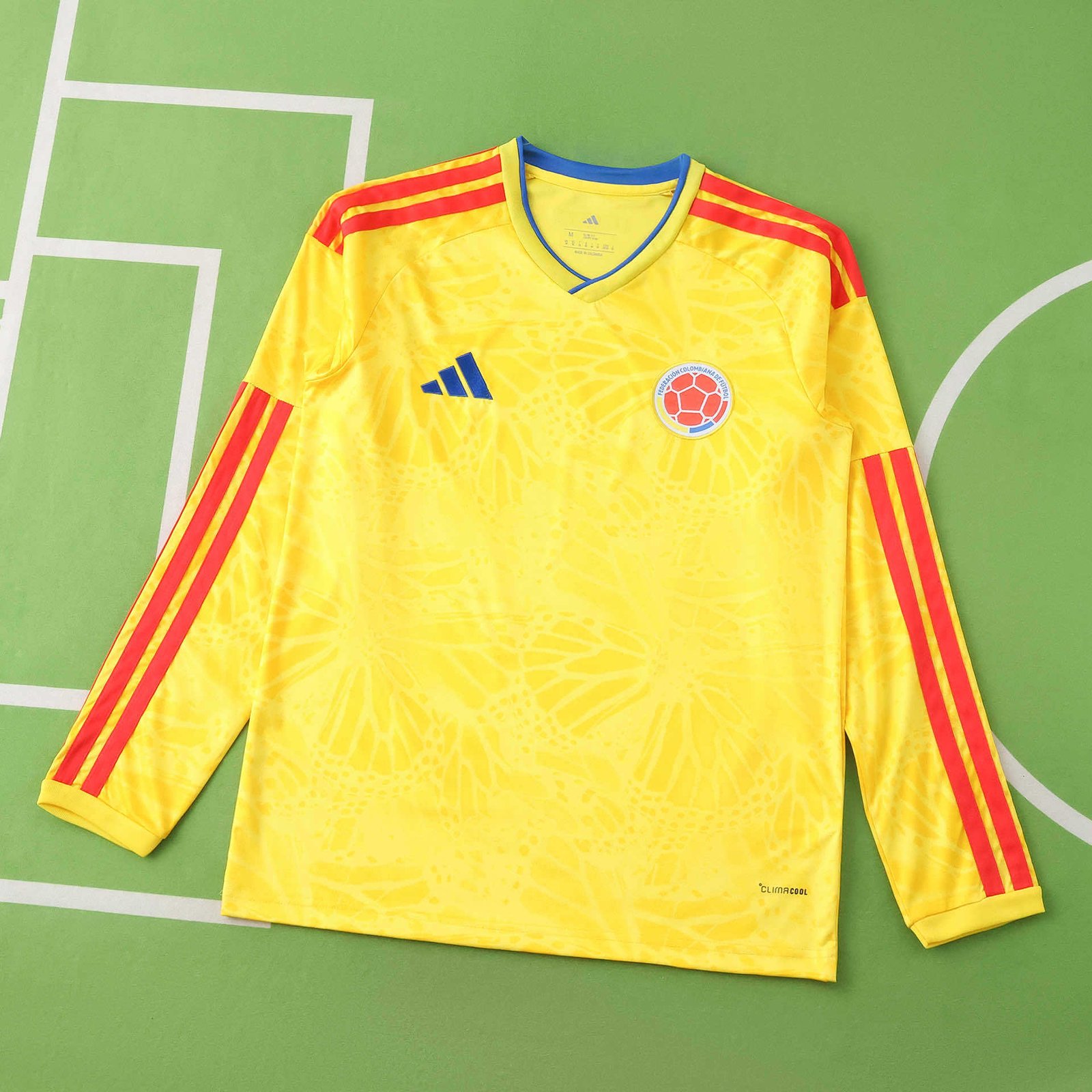 2026 FIFA World Cup Colombia home Long sleeved Fan version