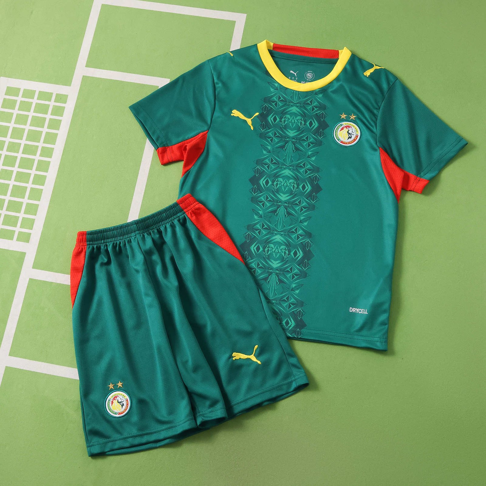 2026 FIFA World Cup Senegal home Kids kit - Image 4