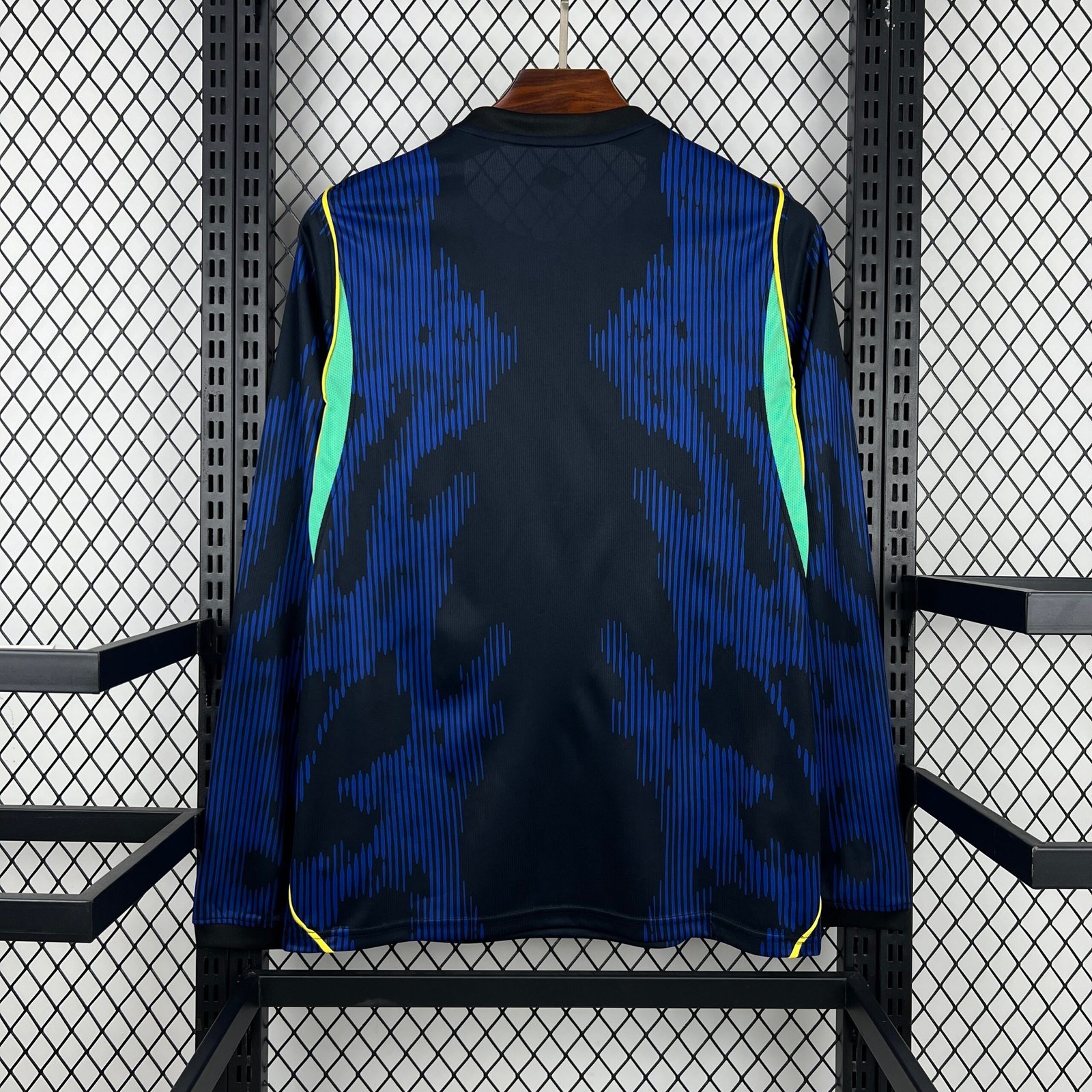 Mens Brazil 2026 World Cup Away Long Sleeve Jersey - Image 3