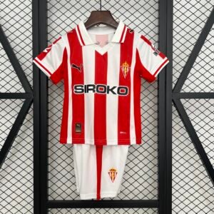 25/26 Kids Sporting Gijon Home Size: 16-28