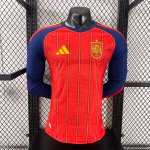 Player 2026 Spain Home Long-Sleeved S-4XL
