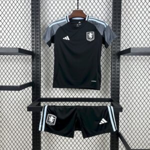Aston Villa 2025/26 Away Kids Kit