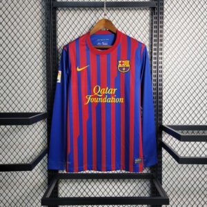 Retro Long Sleeve 11-12 Barcelona Home Size S-XXL