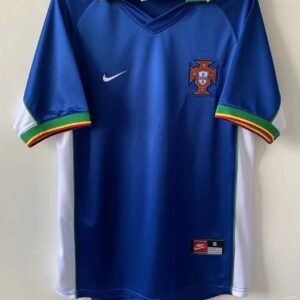 Retor 1998 Portugal blue soccer jersey