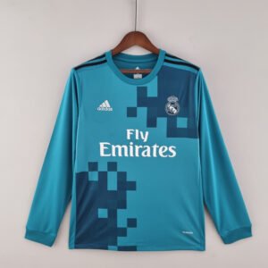 Retro Real Madrid 17/18 long sleeve third away S-XXL