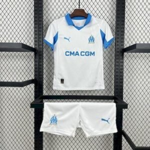 Olympique Marseille 2025/26 Home Kids Kit