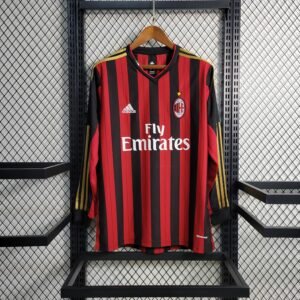 Retro Long Sleeve 2013-14 AC Milan Retro Size S-XXL