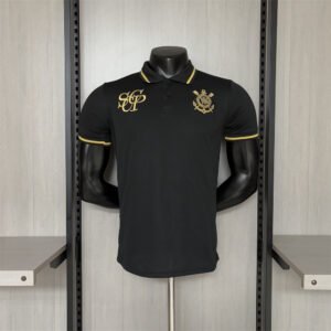 25/26 Corinthians POLO Black Jersey S-XXL