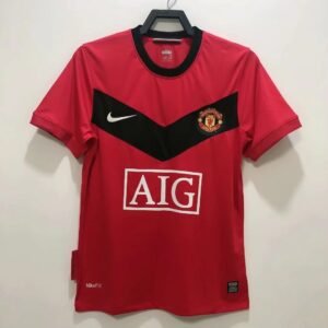 Retro 2010 man u red soccer jersey size S-2XL