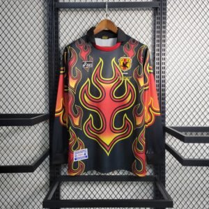 Retro 1998 Japanese Goalkeeper Red Flame Size S-XXL