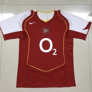 Retro 04-05 Arsenal home soccer jersey size S-2XL