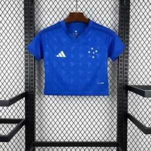 Womens Cruzeiro Crop Top 2026/27 Home Jersey