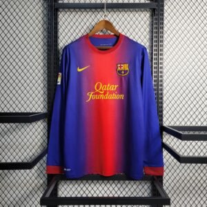 Retro long sleeve Barcelona 12/13 home S-XXL