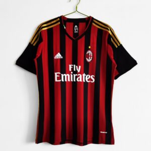 Retro 13-14 AC home soccer jersey S-2XL
