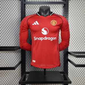 25/26 Player Manchester United Home long sleeve S-XXL