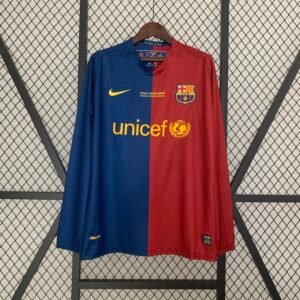 Retro long sleeves Barcelona 08/09 Champions League home S-XXL