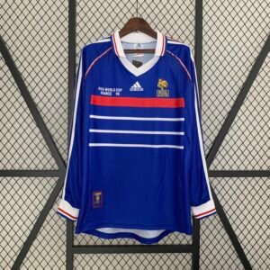 Retro long sleeve France 1998 Home S-XXL