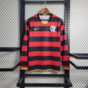 Retro Versio2009 Flamengo Home Long Sleeve Size S-4XL